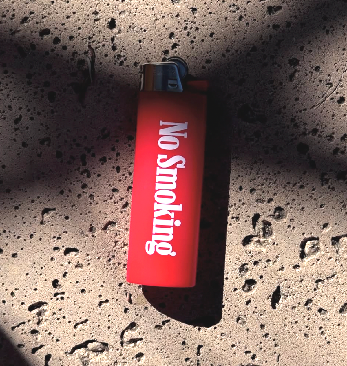 No Smoking Lighter - Red
